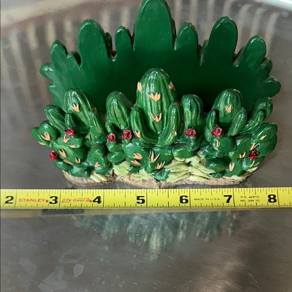 Festive Green Cactus Napkin Holder - Picture 11 of 11